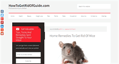 Desktop Screenshot of howtogetridofguide.com