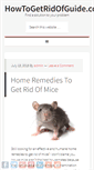 Mobile Screenshot of howtogetridofguide.com